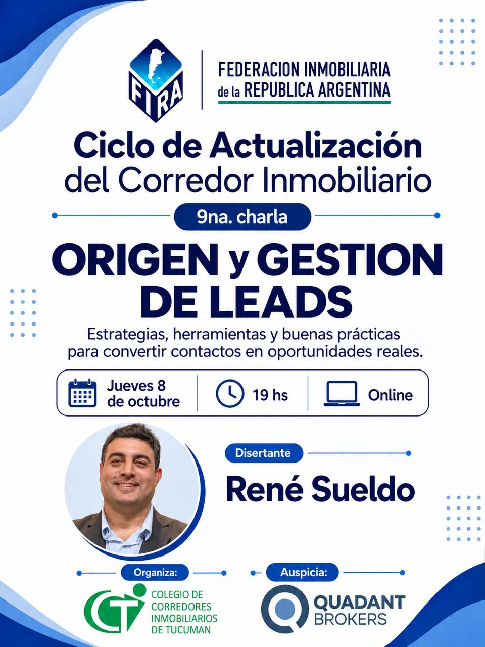 11va Capacitacion Fira, Origen y Gestion de Leads